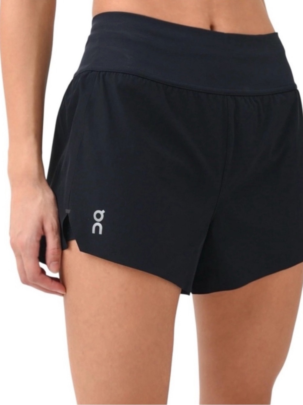 On Cloud Women’s Run On Clouds Running Shorts Black 3” Inseam Sz Small S